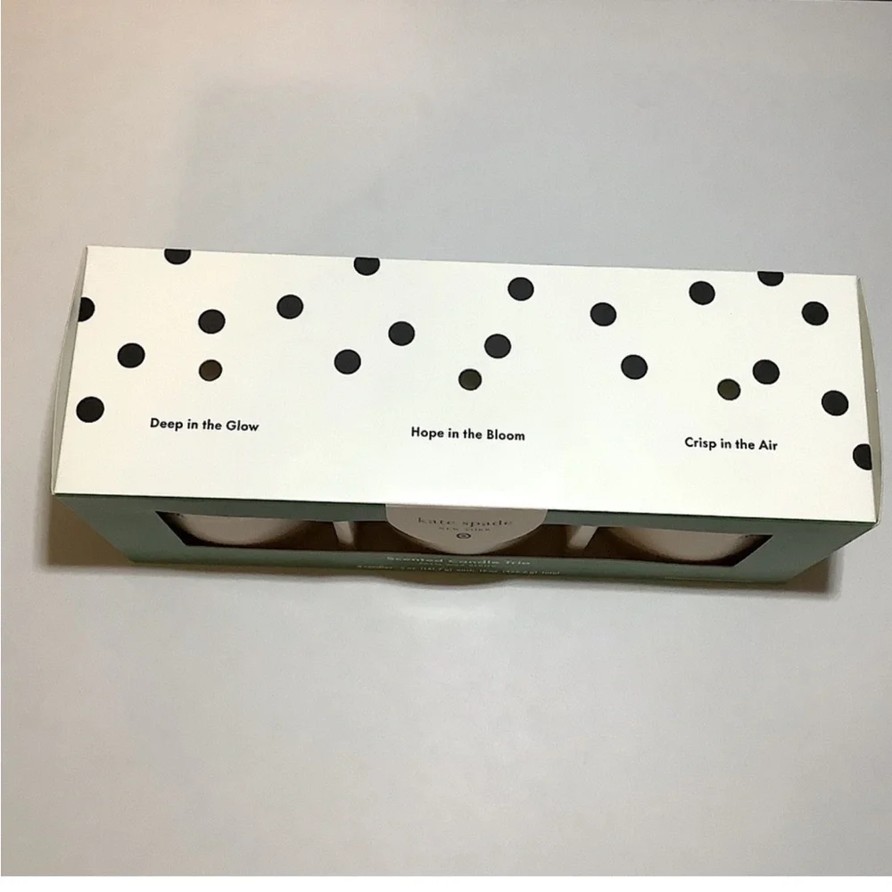 Kate Spade x Target Scented Candle 3 Pack New In Box
